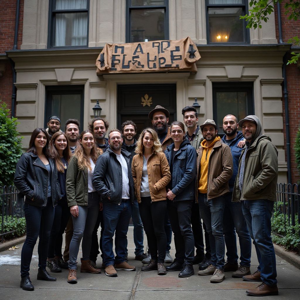 The Mystery Escape NYC team in front of their location